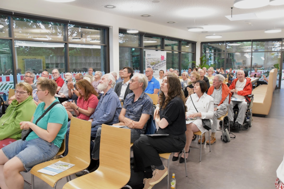 Vortrag bei der Planungswerkstatt mit Sicht auf das Publikum