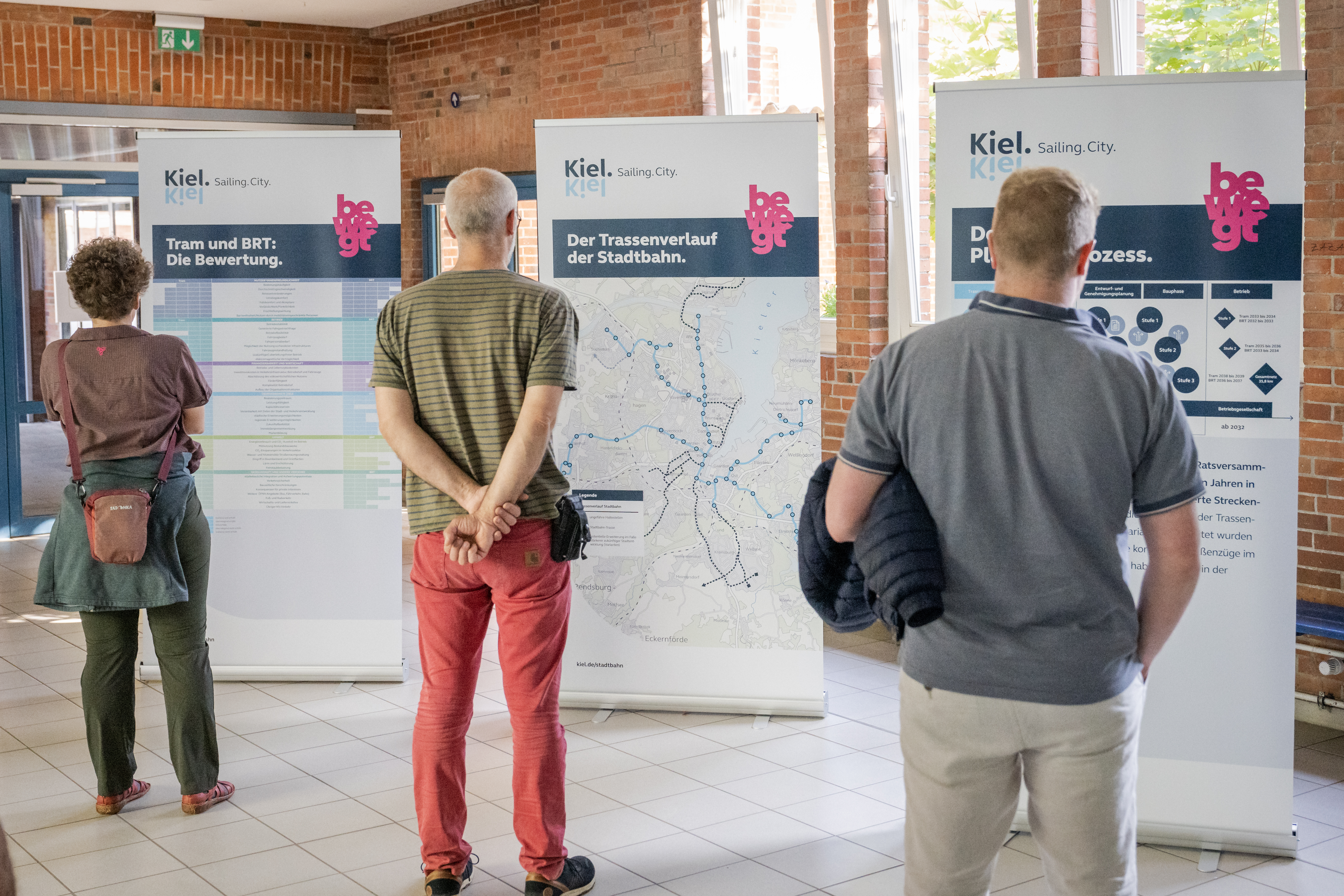 Beteiligungsveranstaltung in der Theodor-Storm-Gemeinschaftsschule für den Planungsabschnitt entlang der Schönberger Straße und Werftstraße