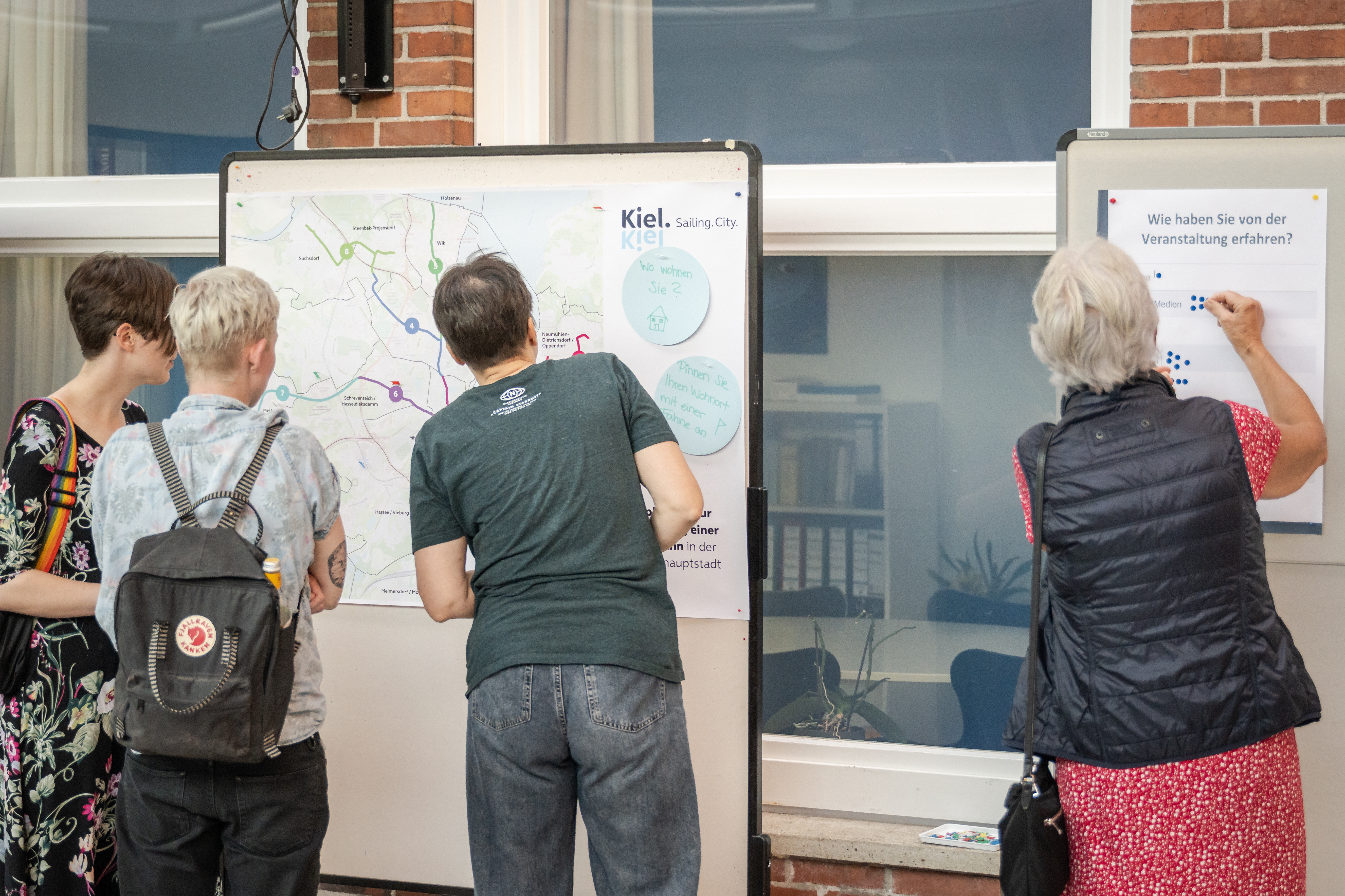 Beteiligungsveranstaltung in der Theodor-Storm-Gemeinschaftsschule für den Planungsabschnitt entlang der Schönberger Straße und Werftstraße